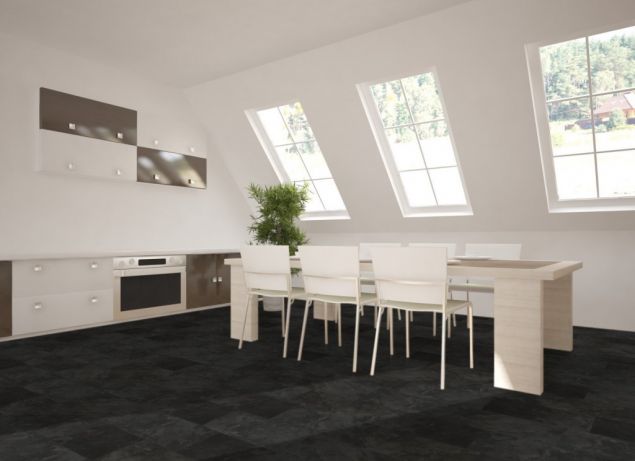 Tapi Sagano Black Tempal Click Luxury Vinyl Flooring